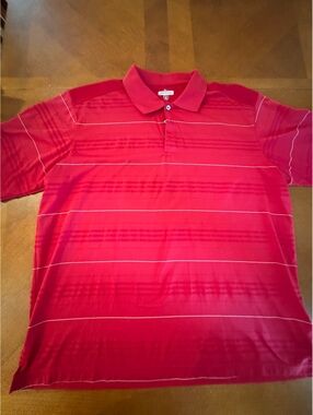 Antigua Golf Men's Red Polo Shirt XXL d504